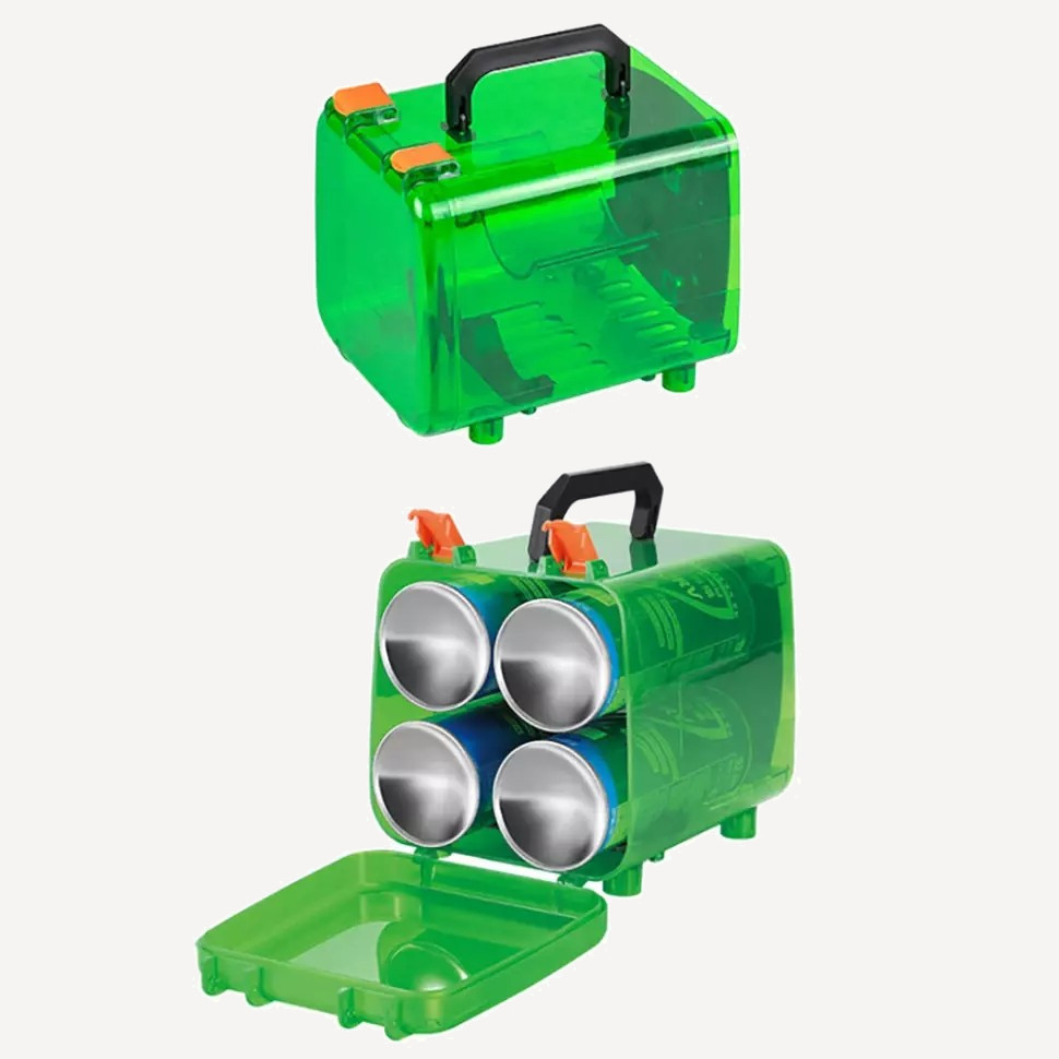 Душ с Газовым нагревом BRS-93+BoxQ5 (Зеленый/Голубой, 450х300х250мм)