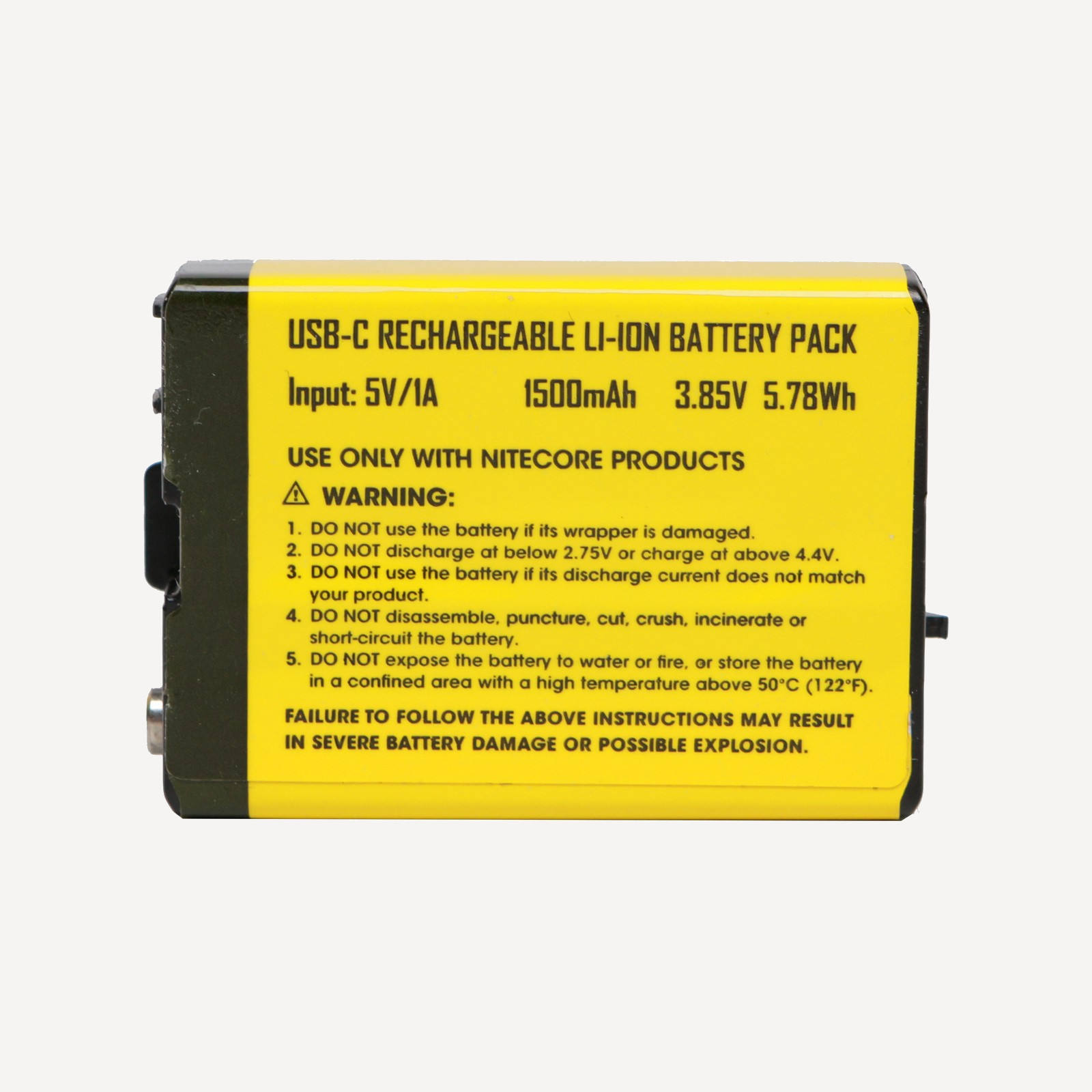 Аккумулятор NiteCore HLB1500 (UCB-C, 3,85V*1,5Ah=5,78Wh) Аккумулятор NiteCore HLB1500 (UCB-C, 3,85V*1,5Ah=5,78Wh)