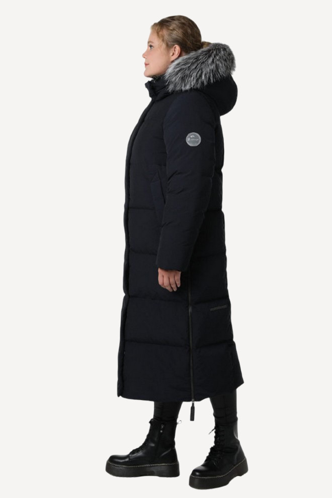 Пальто пуховое Сортавала Nordic Goose (Женский; 50; Темно-Синий без*Меха)