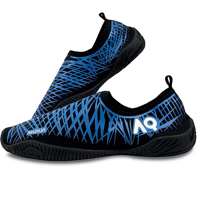 Тапочки коралловые Aqurun (38-40; чёрный-синий)