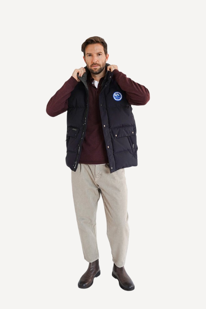 Жилет пуховой Круиз Top Arctic Goose (Мужской; 56; Темно-Синий)