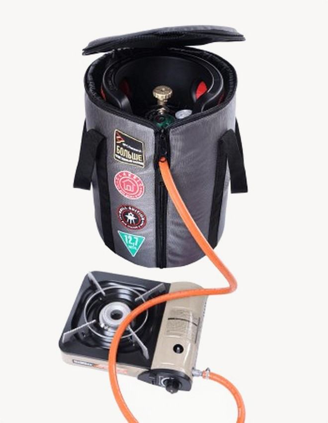 Термочехол для баллона HPC с шевроном 12,7л (Серый)