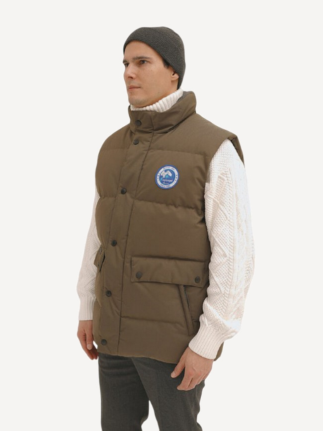 Жилет пуховой Круиз Top Arctic Goose (Мужской; 54; Олива)