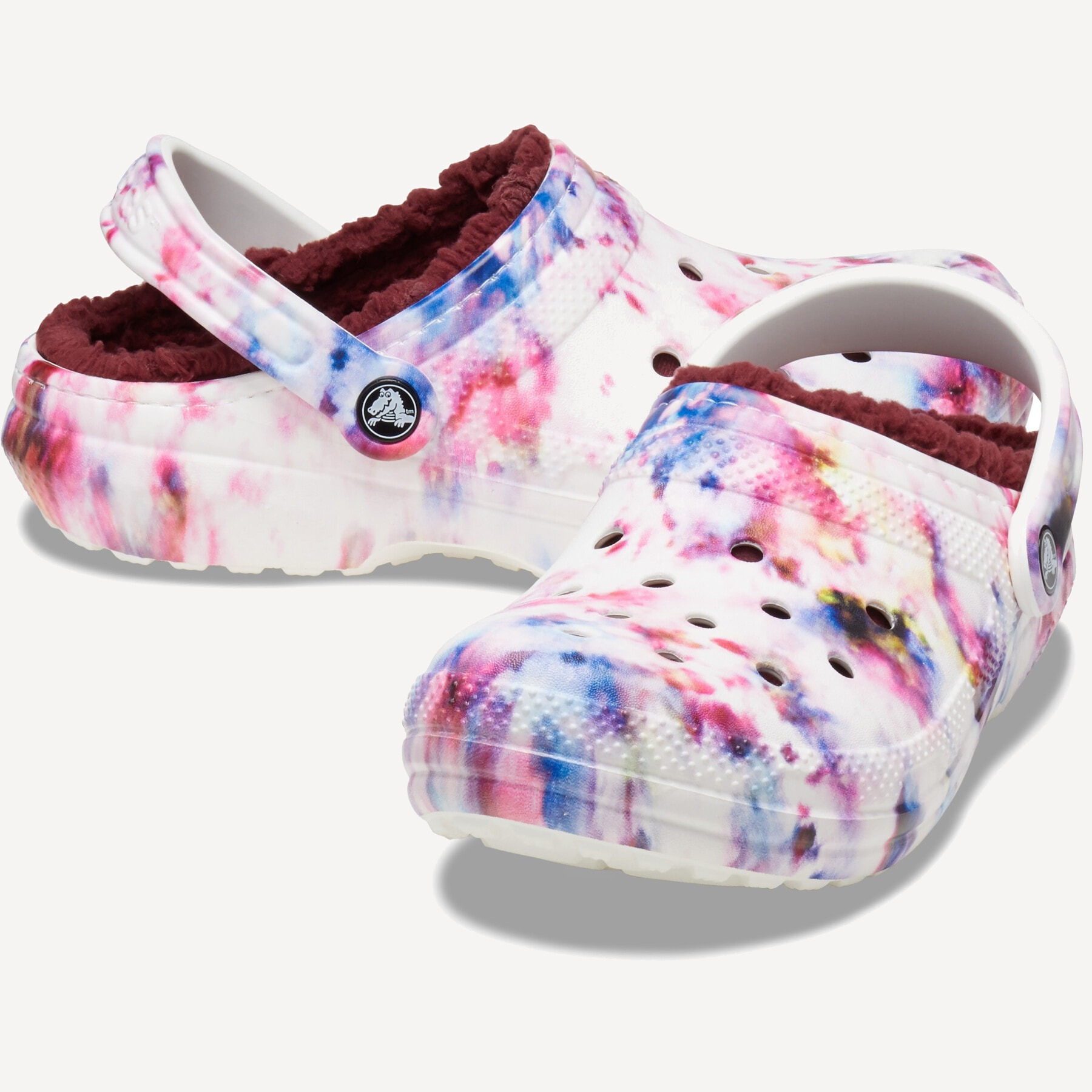Сабо Classic Lined Tie Dye Clog (EU 37-38 M5W7 СМ 22.9; garnet/multi)