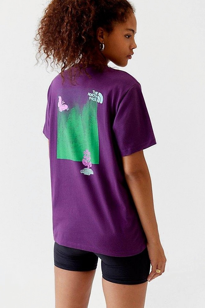 Футболка TNF W S/S Outdoors Together Tee (Женский; S; BlackCurrant Purple OTGraphic)