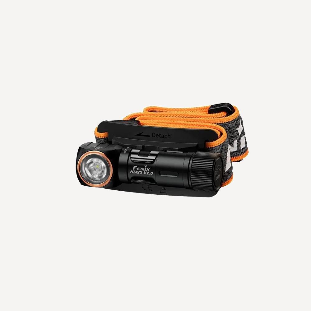 Фонарь налобный Fenix HM23 V2.0 300 Lumen (Белый / Красный, АА 14500)