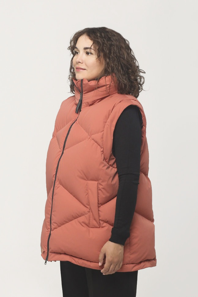 Пуховик Грета SkyStretch Goose (Женский; 50; Какао с Клюквой) Пуховик Грета SkyStretch Goose (Женский; 50; Какао с Клюквой)