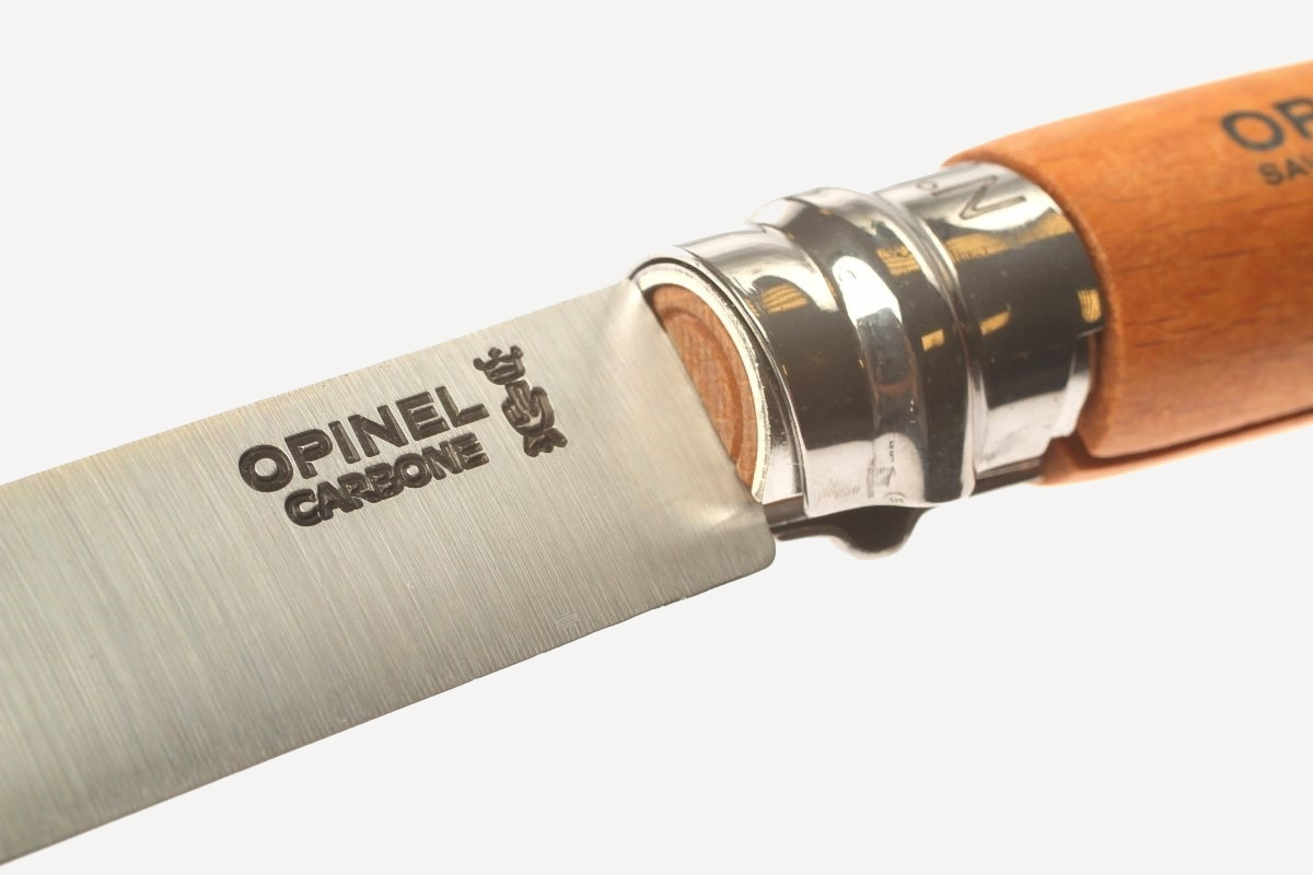 Нож складной Opinel Tradition №8 VRN (Carbon) 8,5см (Бук / угле. Сталь)