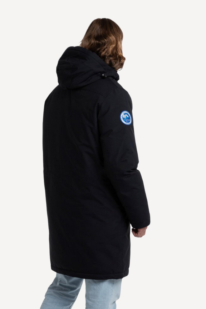 Пуховик Хаски Top Arctic Goose (Мужской; 50; Темно-Синий, мех*Енот)