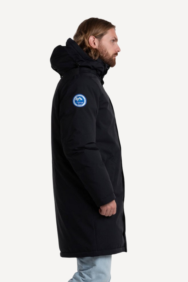 Пуховик Хаски Top Arctic Goose (Мужской; 50; Темно-Синий, мех*Енот)