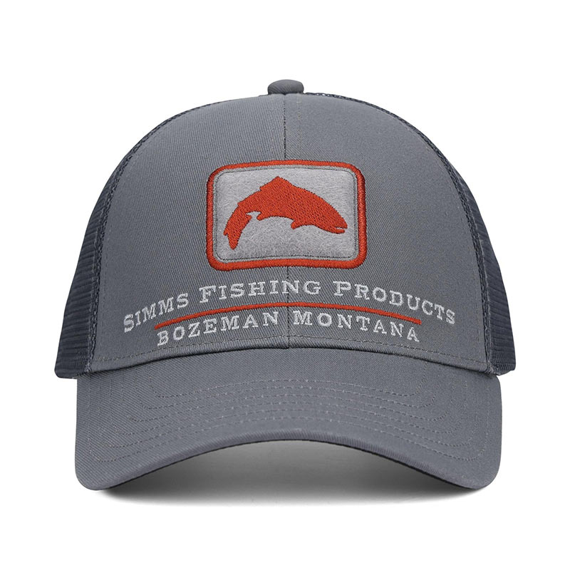 Кепка Simms Single Haul Small Fit Trucker (; one size; Gunmetal Trout)