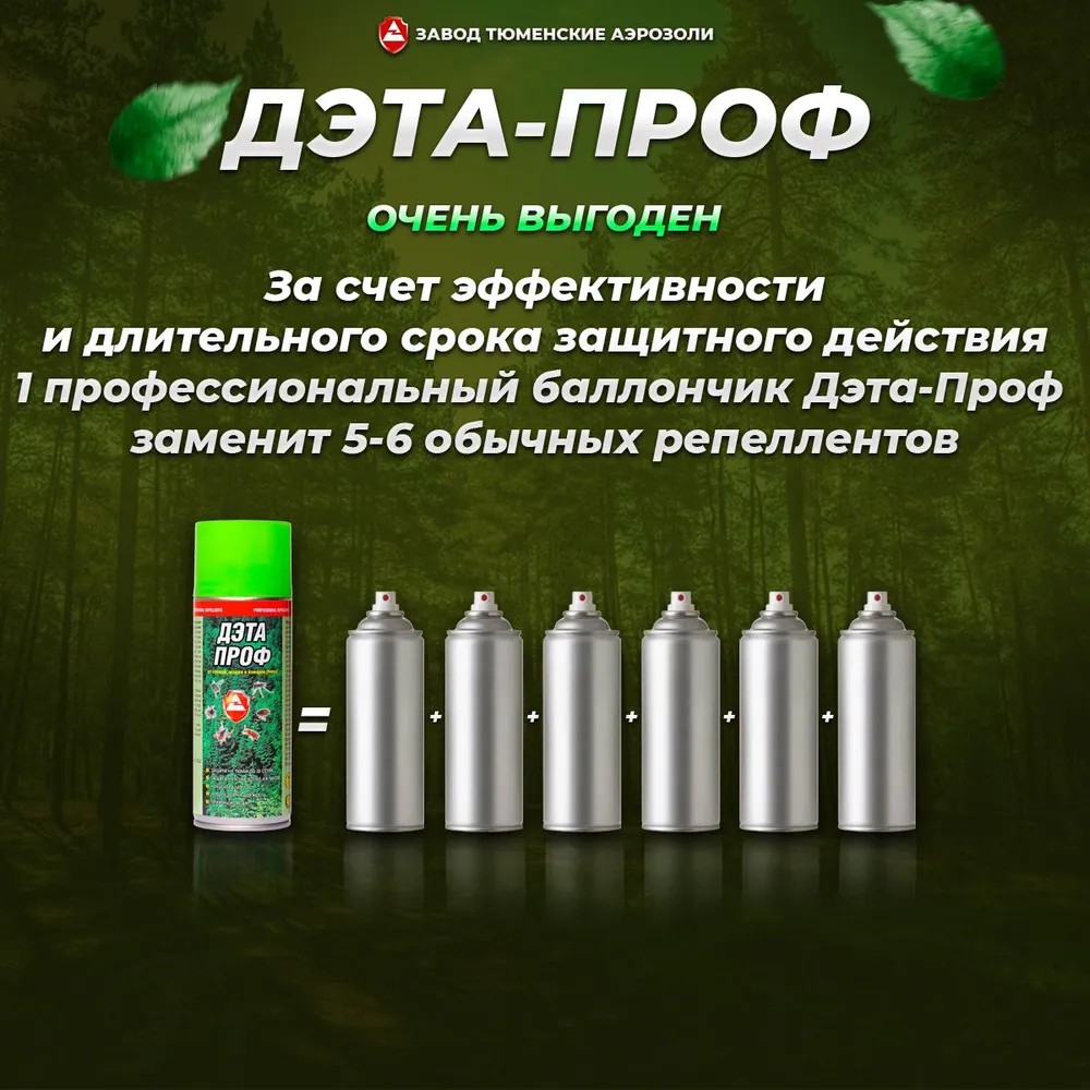 Аэрозоль ДЭТА-Проф 3-в-1_520мл (ДВ30%)