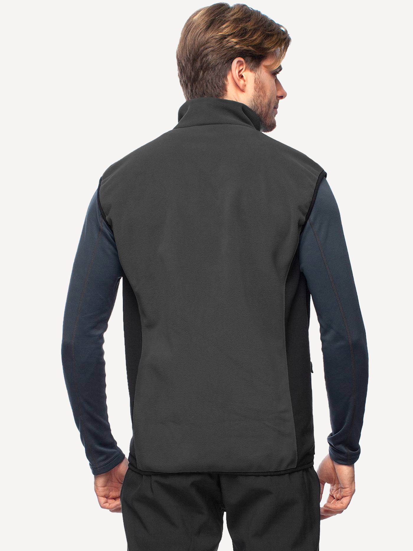 Жилет флис BASK SPRINT V3 (Мужской; XL; Серый темный)