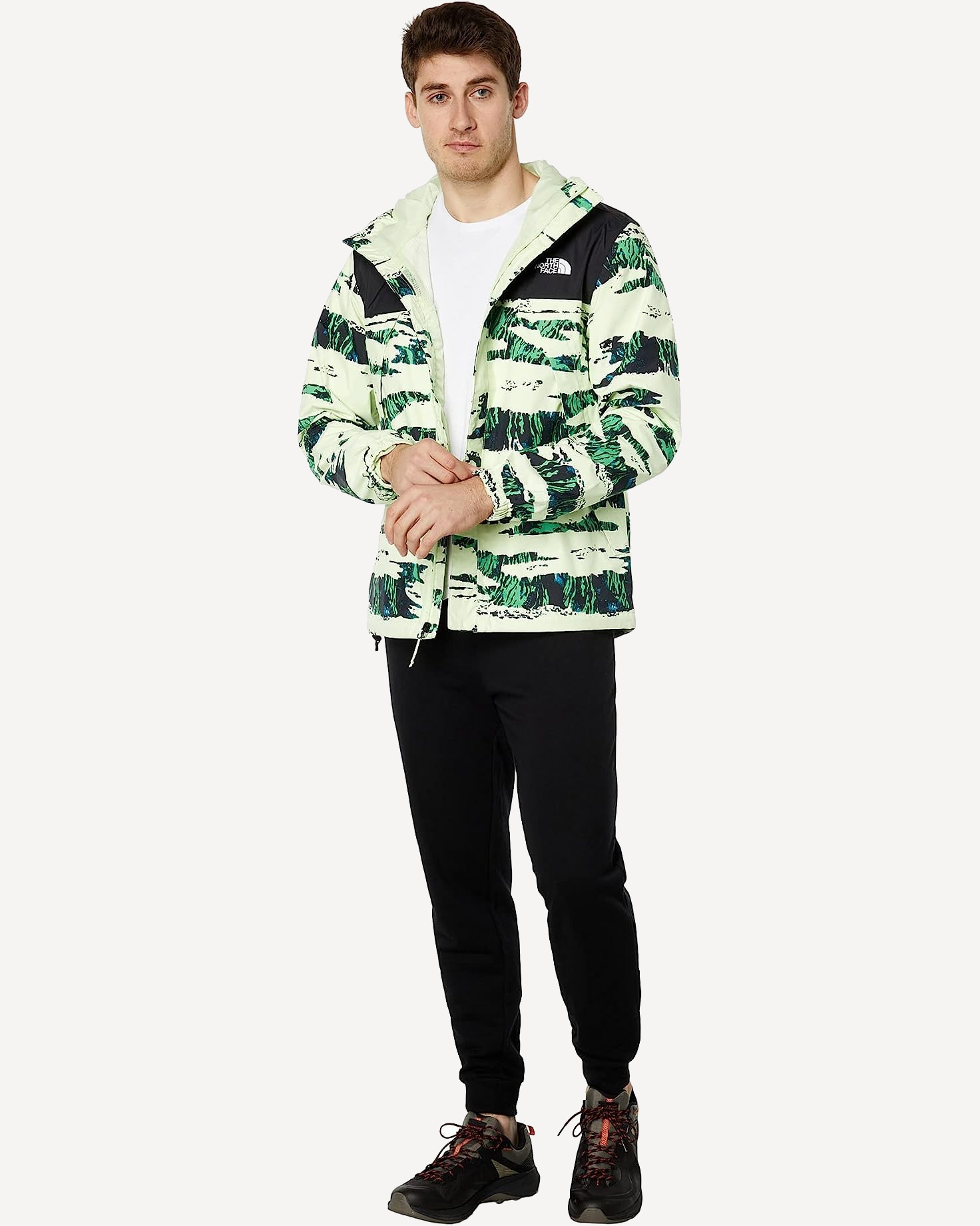 Куртка Antora Jacket (Мужской; XL; TNF Black / Lime Camo Print)