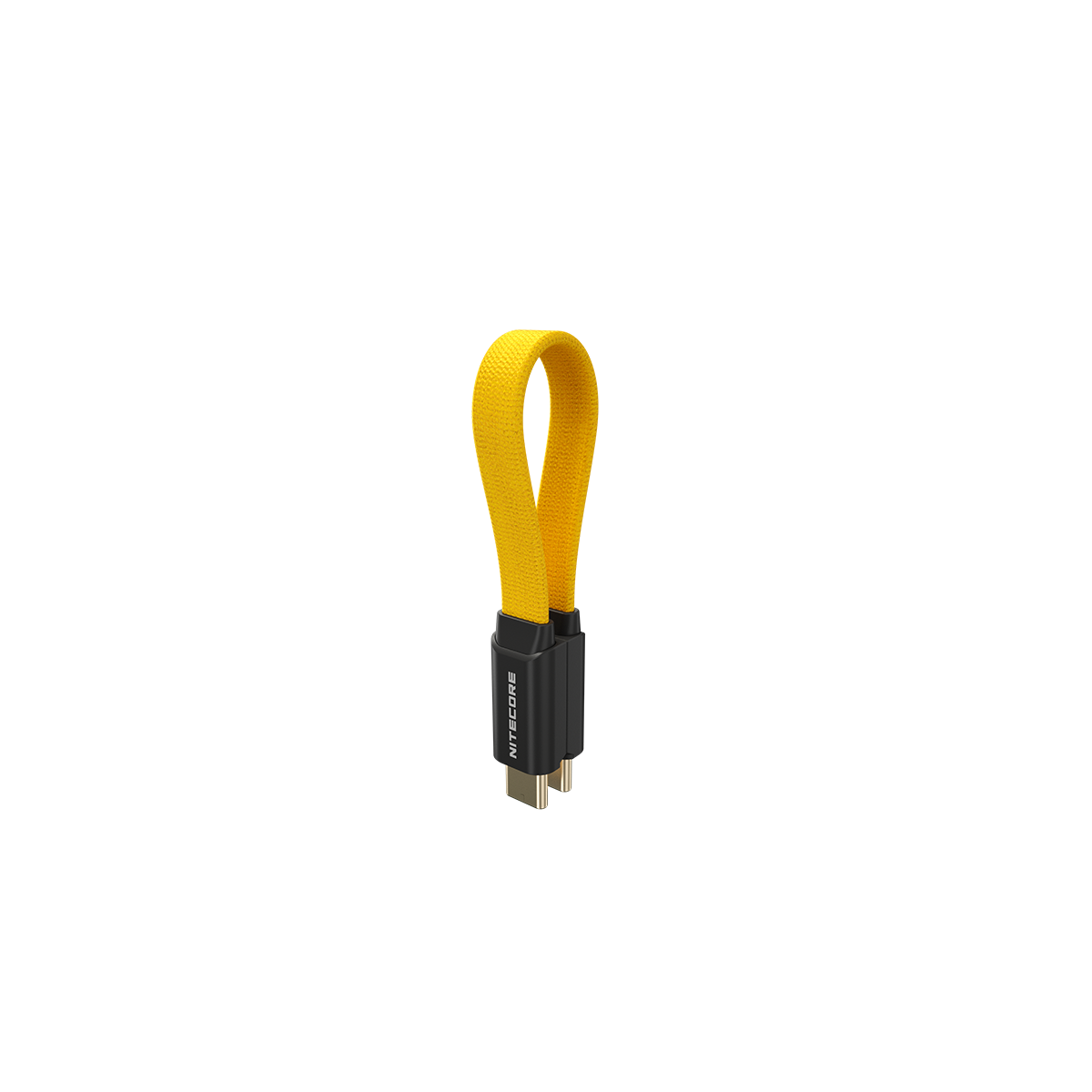 Магнитный кабель NiteCore NLink10 USB-C (Желтый, 7см, PD/QC до 60Вт)