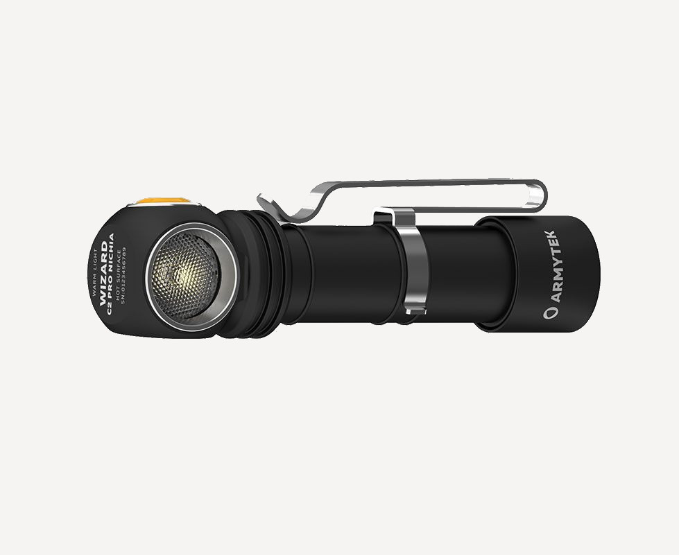 Фонарь ArmyTek Wizard C2 Pro Nichia (Теплый(4500К,CRi>90); 1600 Люмен)