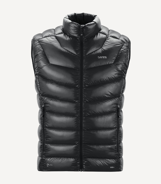 Жилет пуховый Az | Берковец (Мужской; 46-176; Черный)