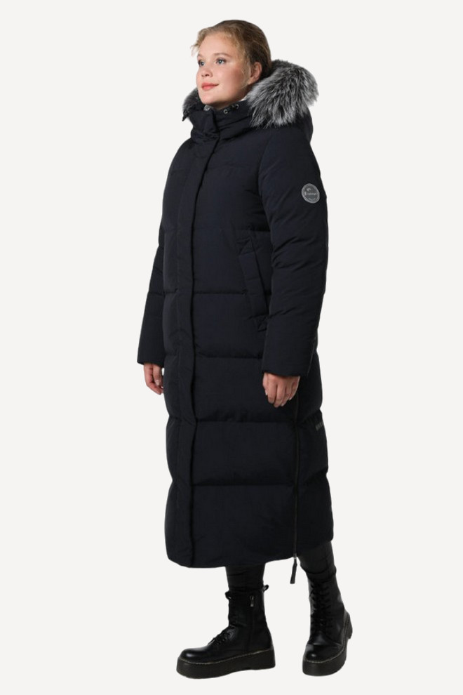 Пальто пуховое Сортавала Nordic Goose (Женский; 50; Темно-Синий без*Меха)