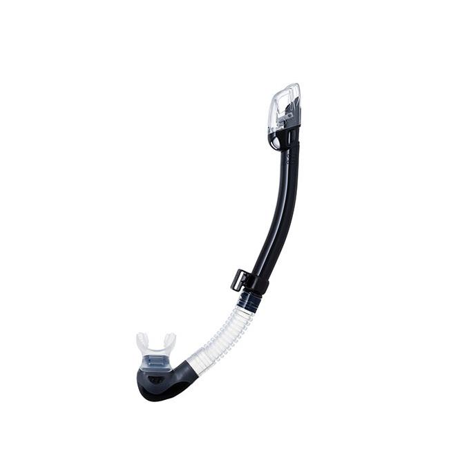 Трубка Hyperdry Elite II (прозрачный силикон; BK)