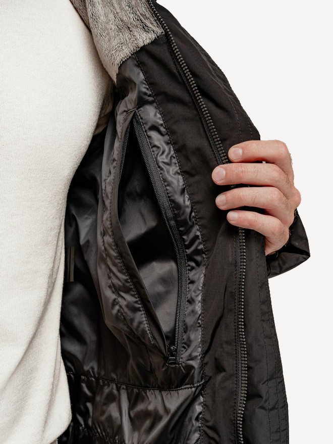 Пуховик Норман Nordic Goose (Мужской; 54; Черный без*Меха)