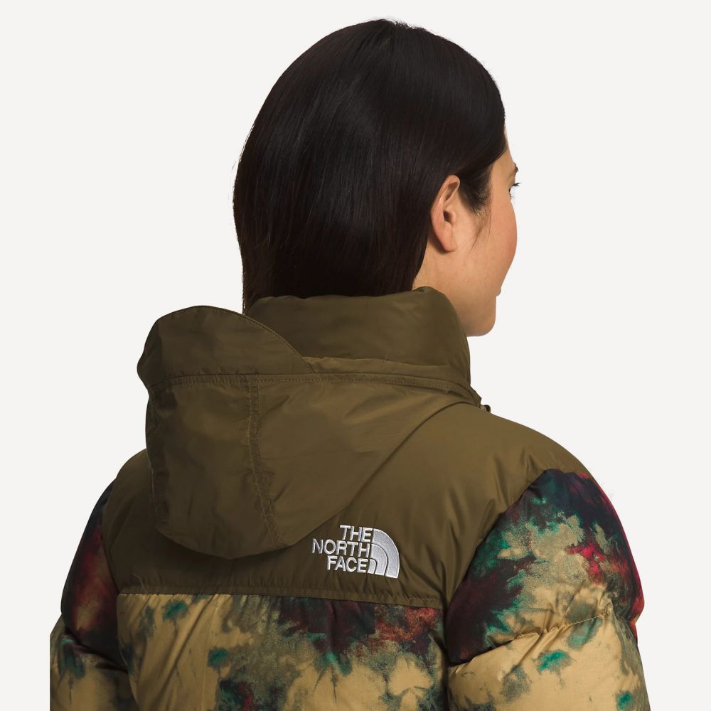 Пуховик Printed 1996 Retro Nuptse Wm (Женский; S; antelope tan ice dye print)