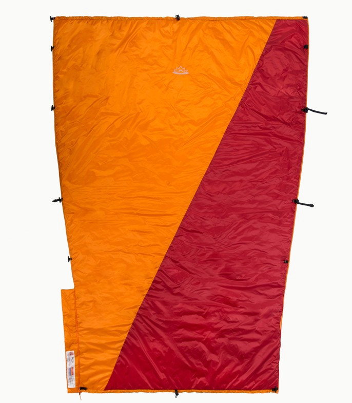 Спальник Квилт Шабр 21 Reg (190х133х100 см; Манго/Рубин)