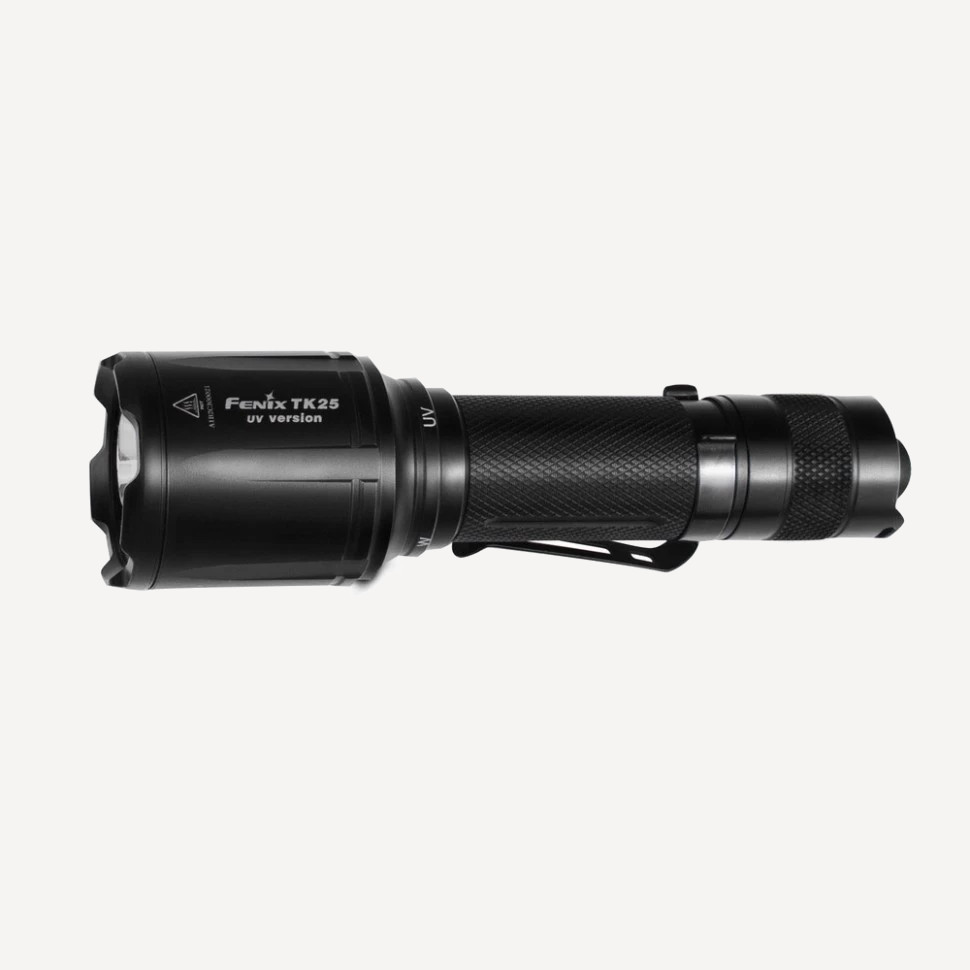 Фонарь тактический Fenix TK25 UV 1000 Lumen (White Cree XP-G3 / UV 3000mW, без аккум 18650) Фонарь тактический Fenix TK25 UV 1000 Lumen (White Cree XP-G3 / UV 3000mW, без аккум 18650)