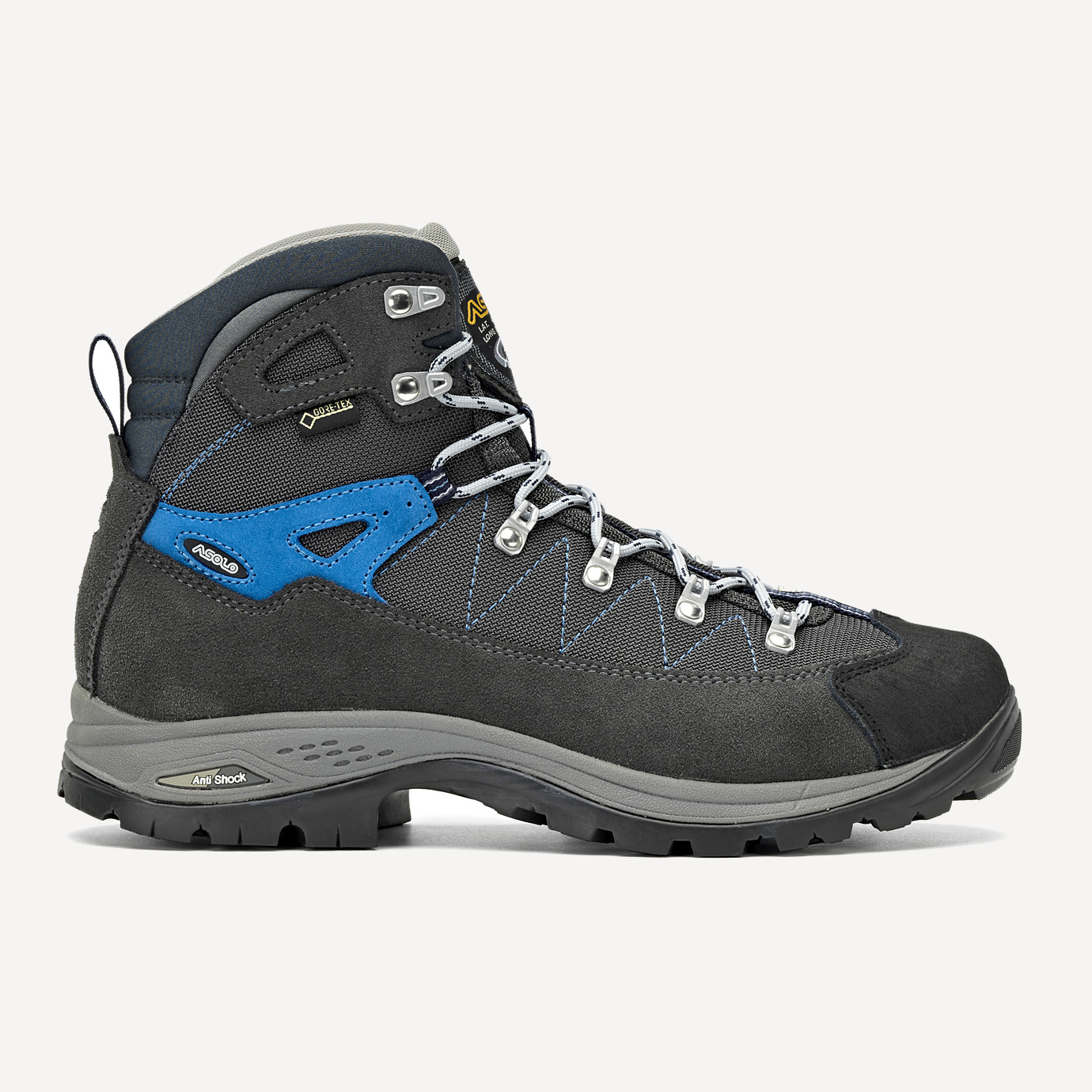 Asolo FINDER GV GTX M graphite gunmetal sporty blue RU 41