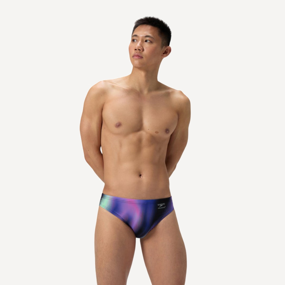 Плавки Speedo Club Training Printed 7cm Brief (Мужской; 38 (54); Мультиколор)