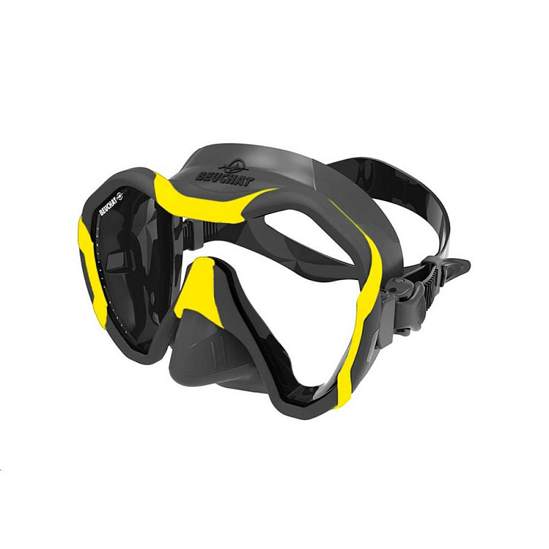 Маска Maxlux Evo (черный силикон; черный/желтый)