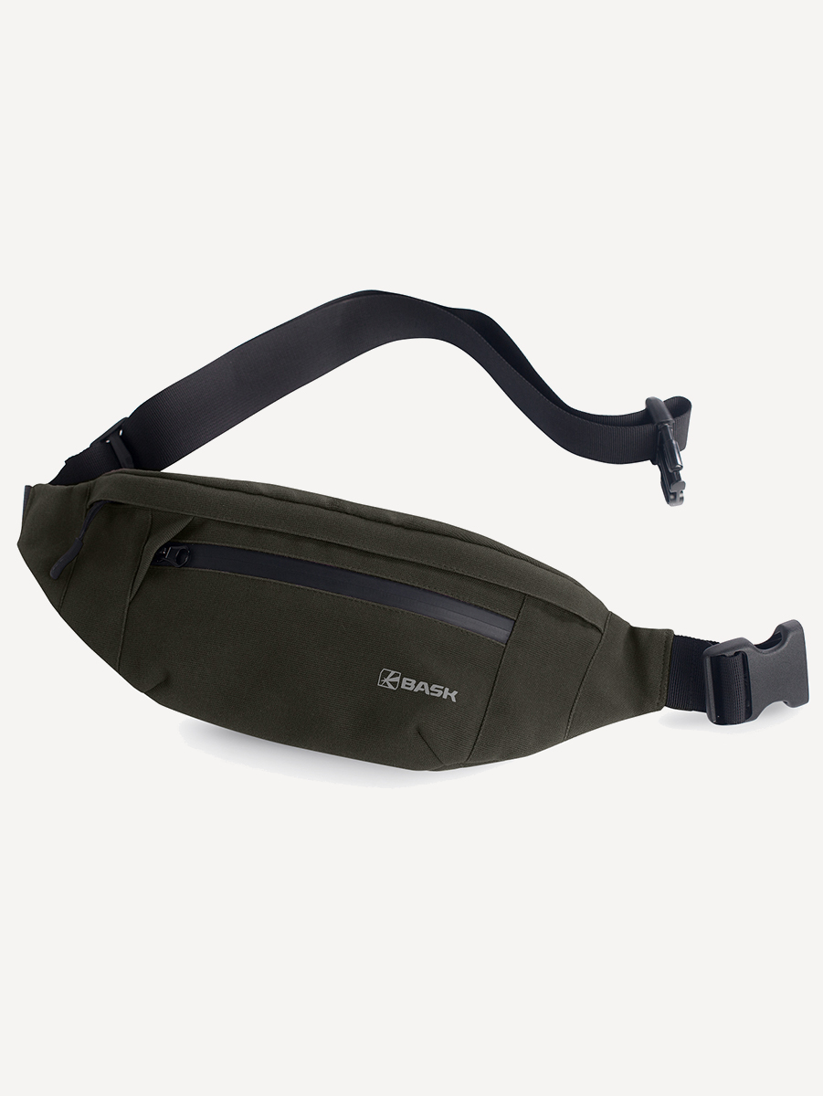 Сумка поясная BASK ViVi (Черный; 13х40х7 см)