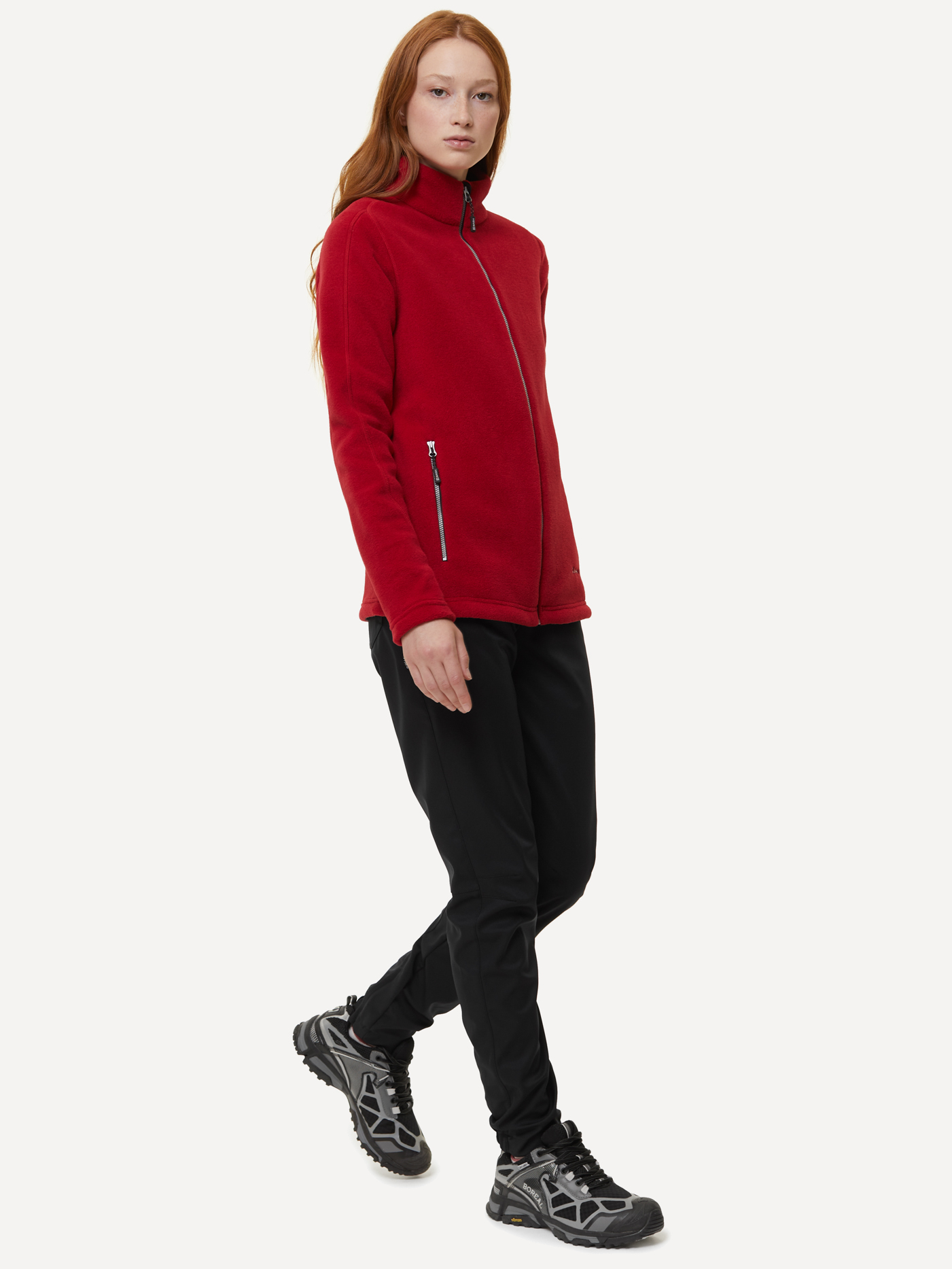 Кофта флисовая BASK Pol Jump LJ Жен (; 48; красный тмн)