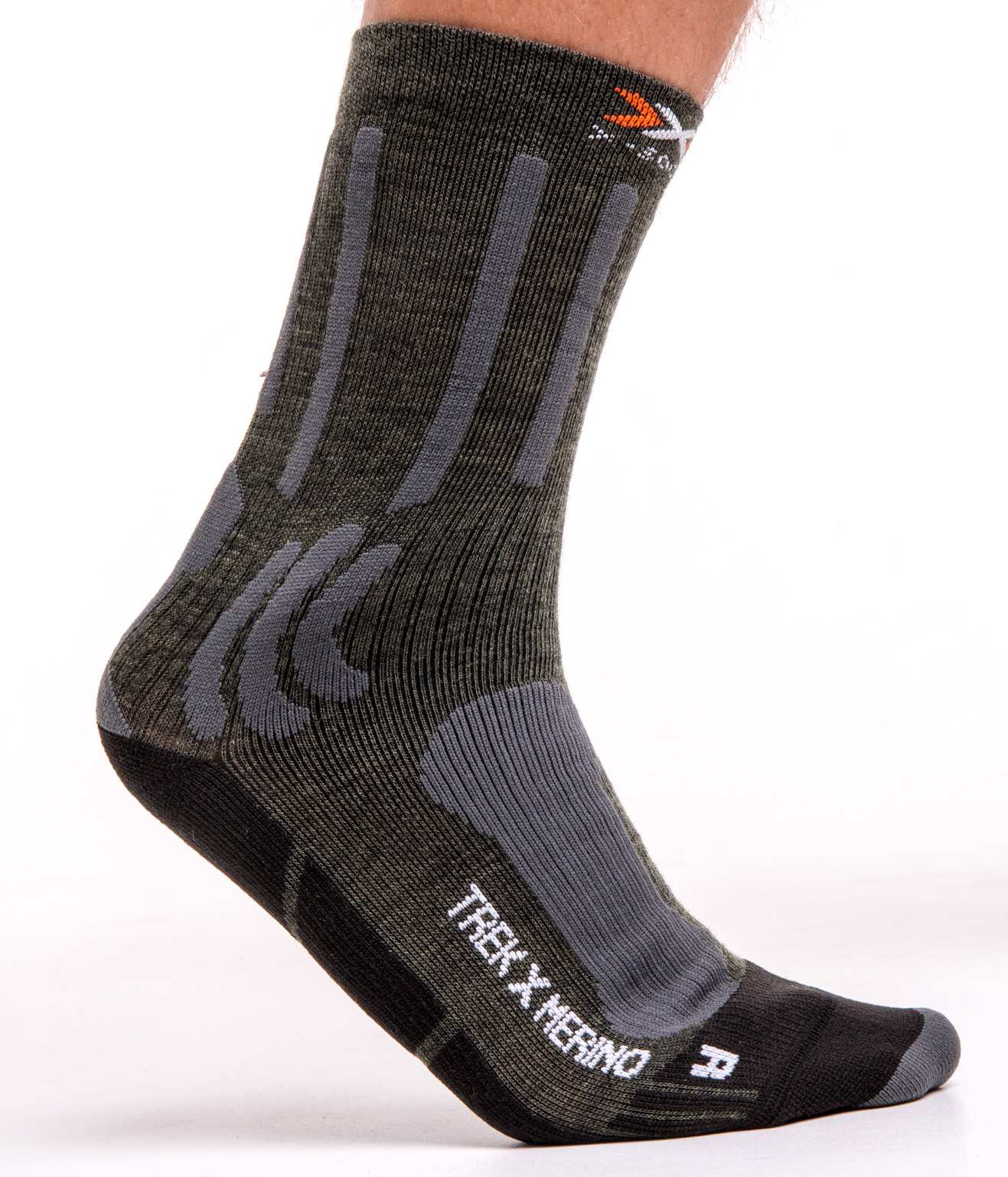 Носки X-SOCKS TREK X MERINO SMU (; 45-47; E052 olive green/anthracite)