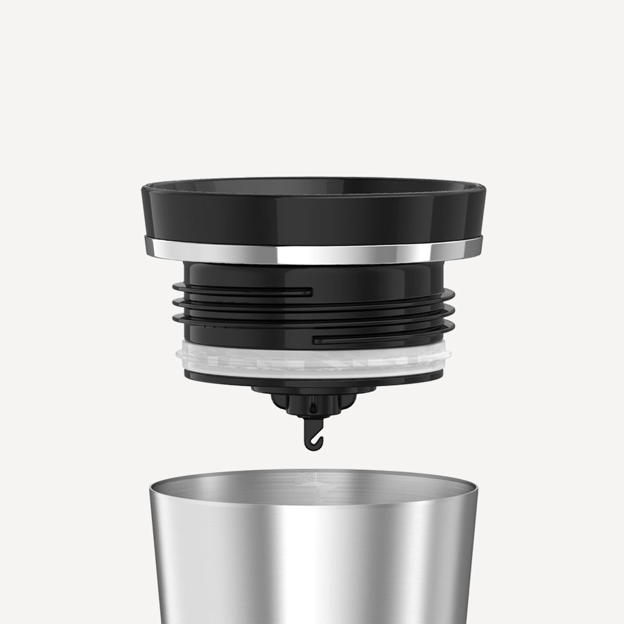 Термокружка Thermos NS-105 BK 0,47L (Gloss Steel, +9h/-20h)