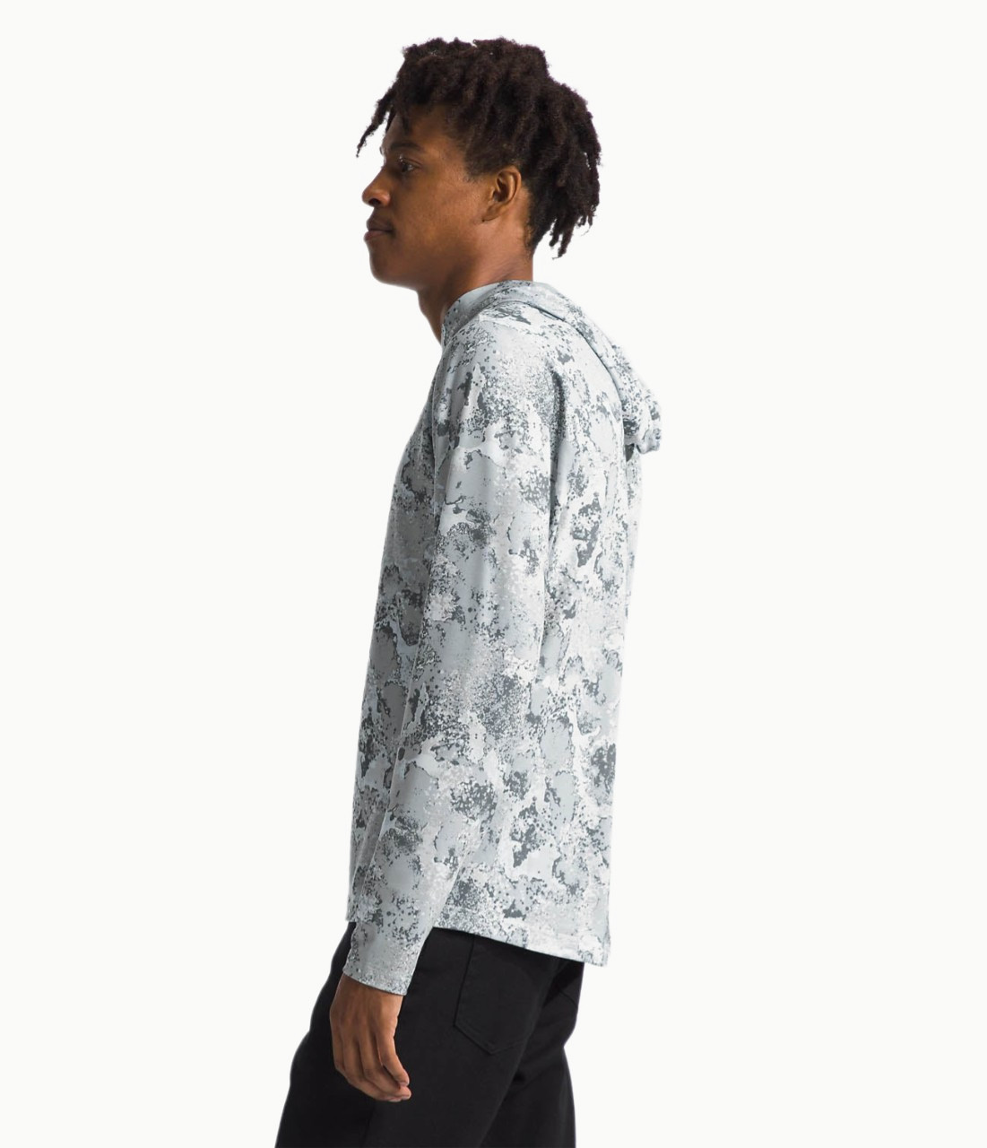 Лонгслив TNF Adventure Sun Hoodie (Мужской; XL; HighRiseGrey MossCamoPrint)