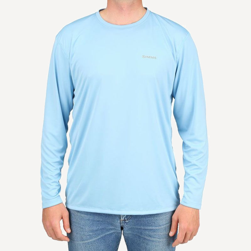 Термофутболка Simms Solar Tech Tee (; XL; silver & sun faded denim)