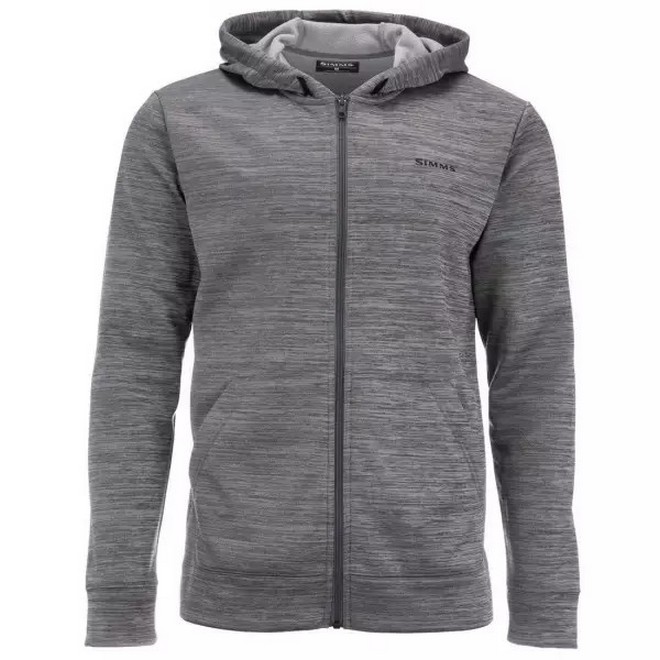 Толстовка Simms Challenger Hoody - Full Zip (Мужской; S; Steel Heather)
