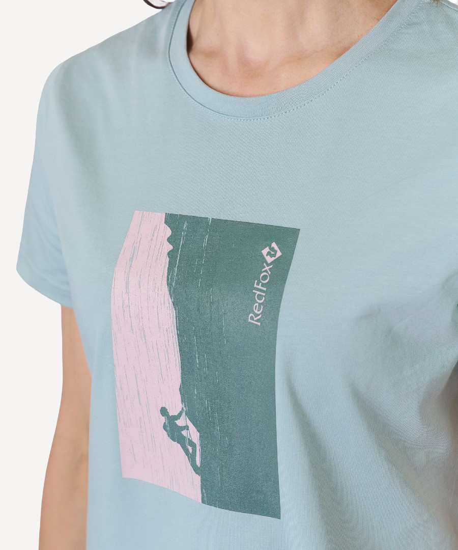 Футболка RedFox Rock Wmn (Женский; XS; Oil Green)