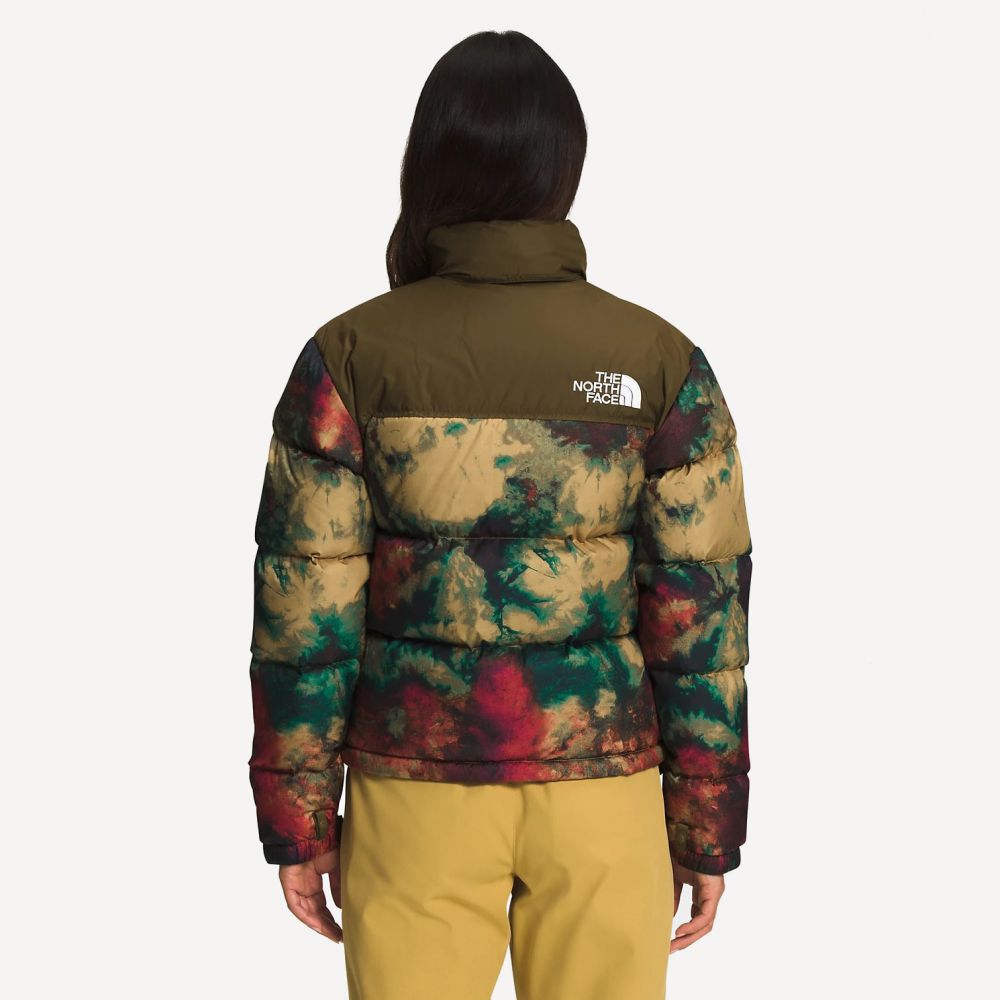 Пуховик Printed 1996 Retro Nuptse Wm (Женский; S; antelope tan ice dye print)