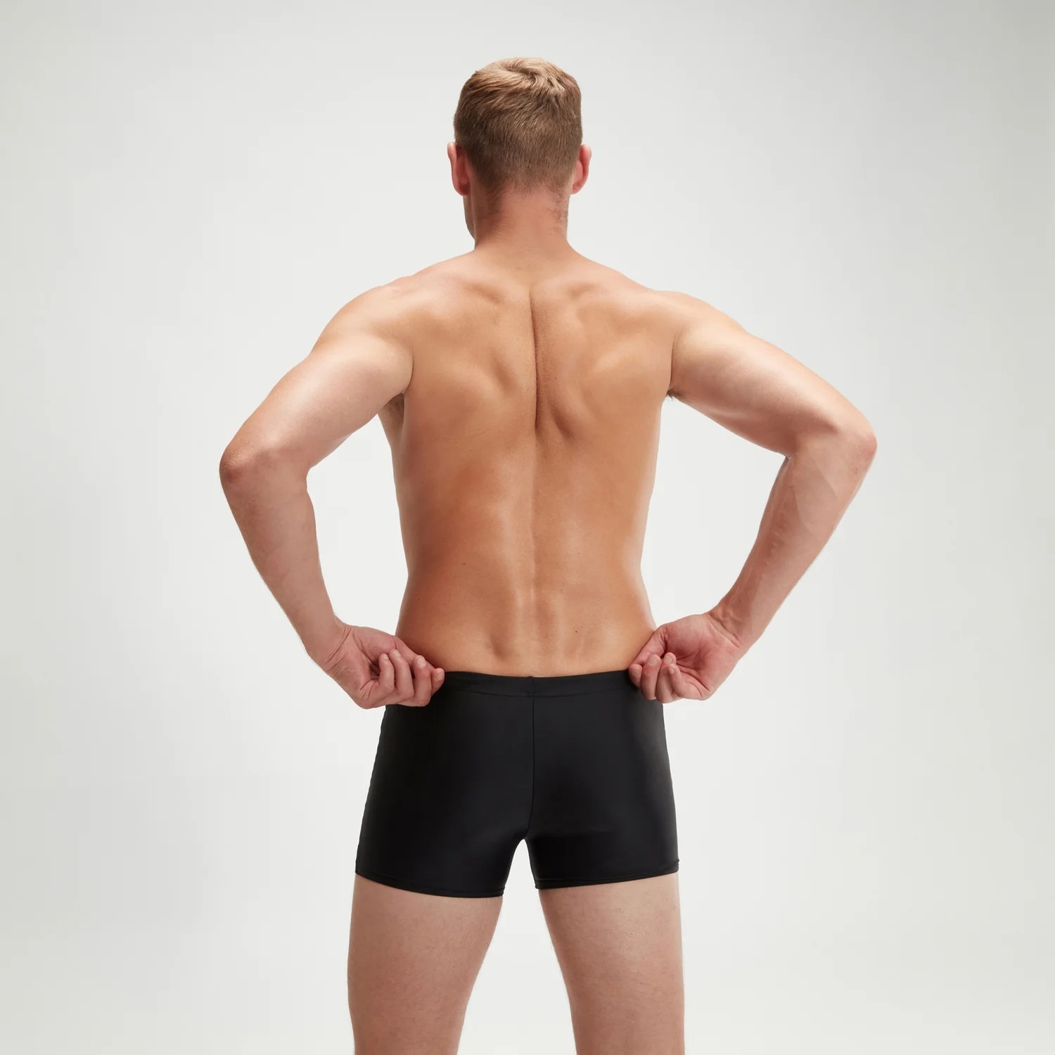 Плавки-шорты Speedo Medley Logo Aquashorts (Мужской; 34 (50); черный/серый)