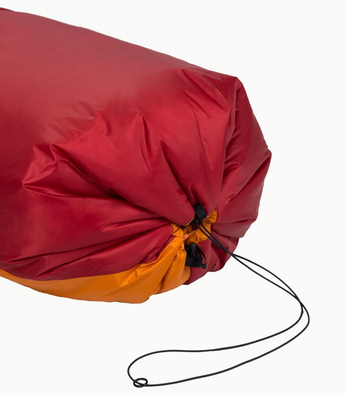 Спальник Квилт Шабр 21 Reg (190х133х100 см; Манго/Рубин)