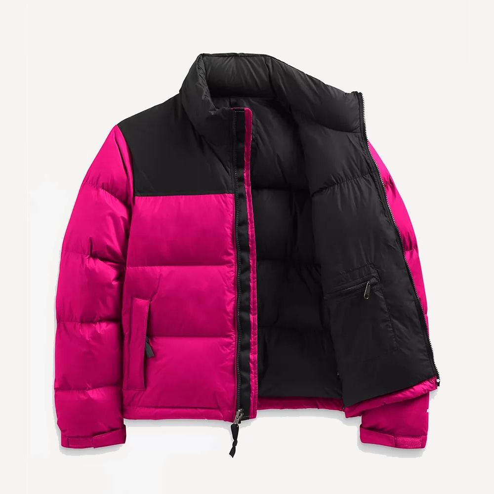 Pink nuptse outlet jacket