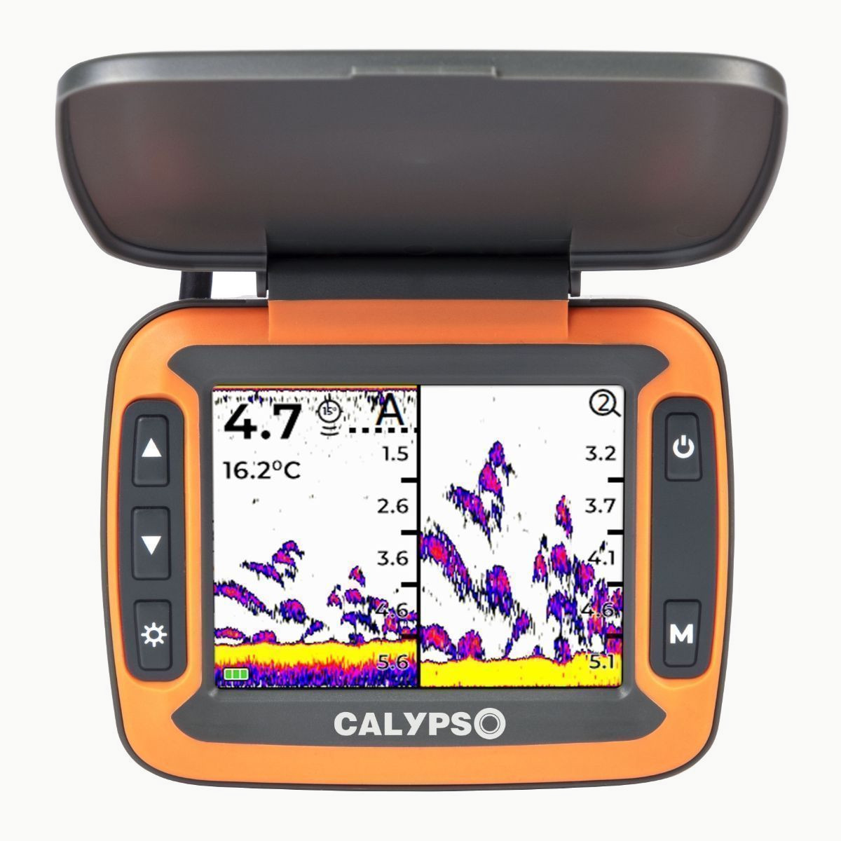 Эхолот с глубиномером CALYPSO FFS-02 Comfort Plus (LCD 3,5"(320х240), LiPo 4000mAh)