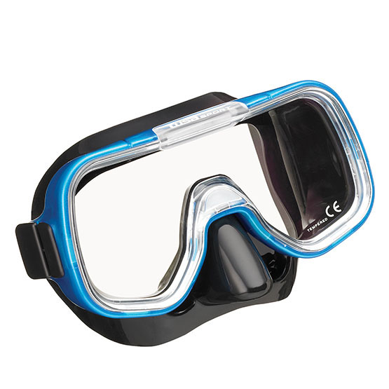 Комплект маска+трубка UCR-2022P в сумке (черный силикон; BK/FB)