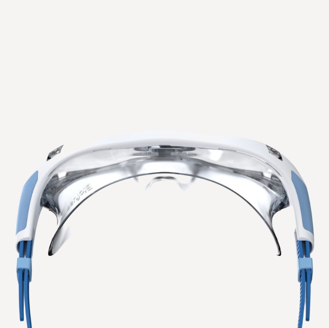 Очки для плавания Speedo Biofuse 2.0 Mask (прозрачные; прозрачный/голубой)