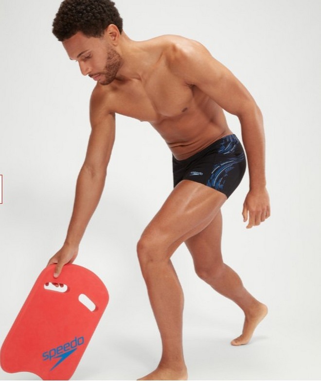 Плавки-шорты Speedo Tech Panel Aquashorts (Мужской; 30 (46); Черный/Синий)