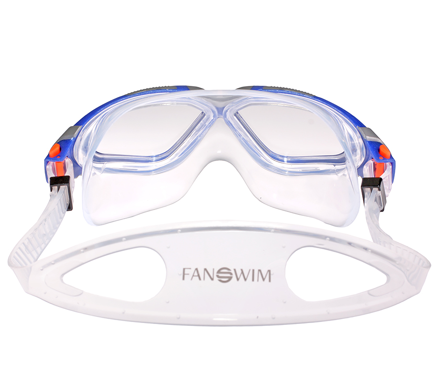 Очки для плавания FanSwim T19 (прозрачные; Голубой)