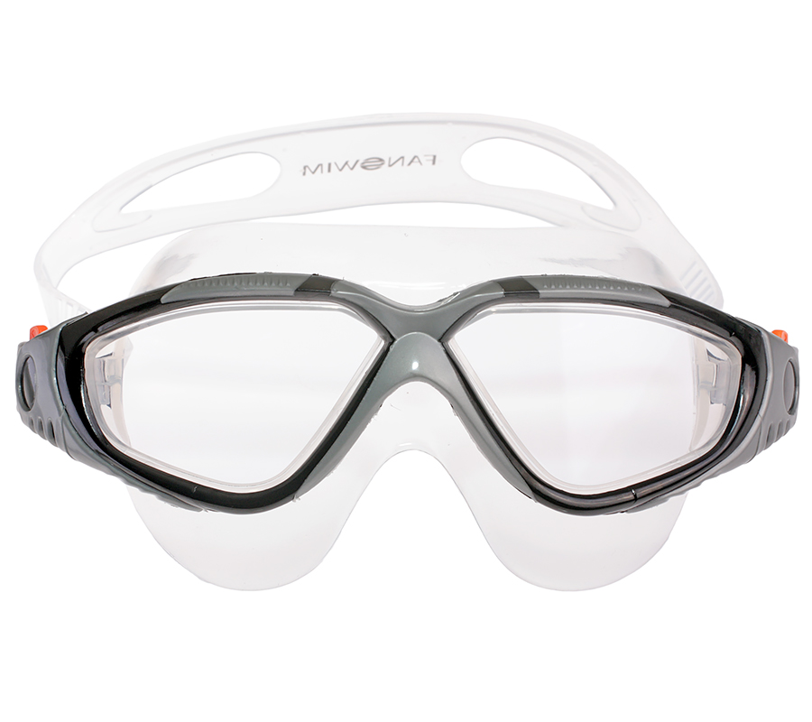 Очки для плавания FanSwim T19 (прозрачные; Серый)