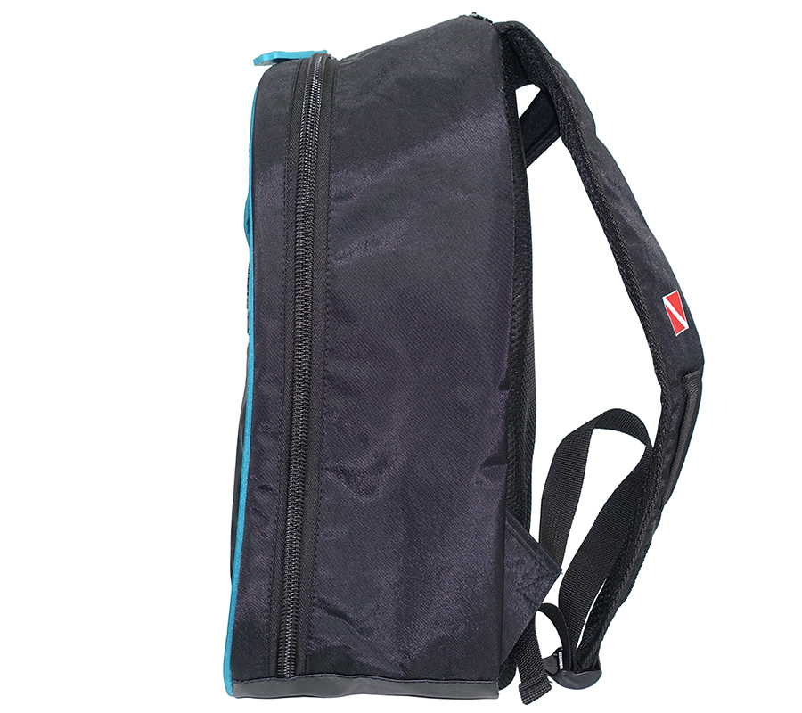 Рюкзак FanDiver, 24 л (черный (с бирюзовой отделкой); 33 x 43 x 17 см, 24 л.)