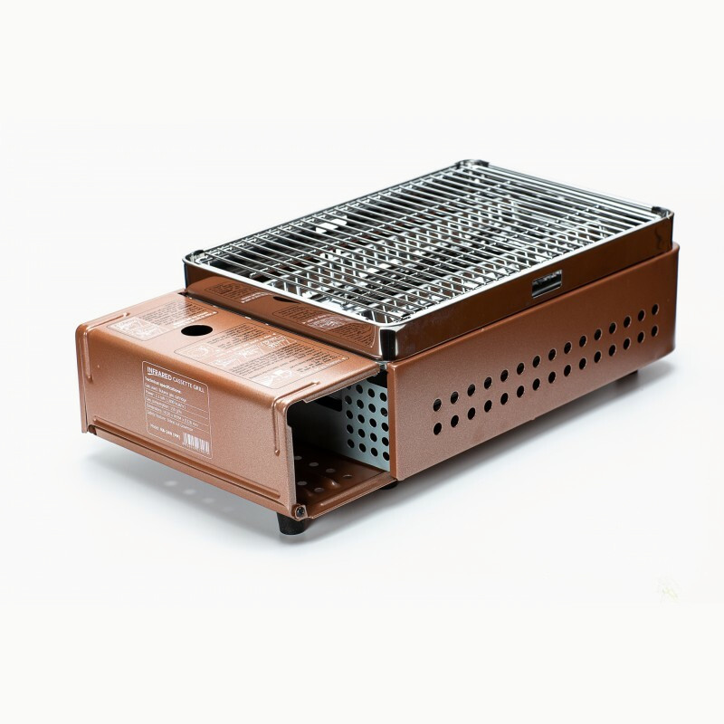 Газовый гриль инфракрасный Namilux NA-24 (Коричневый / Нержавейка)